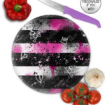 19677 grunge stripe chopping board 3
