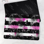 19678 grunge stripe gothic place mat 2