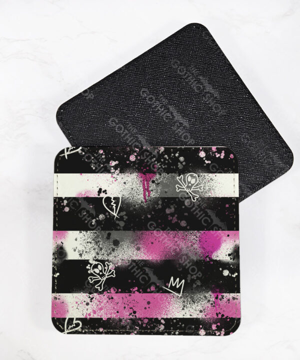 19678 grunge stripe gothic place mat 4
