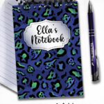 19681 death leopard gothic a6 notebook 3