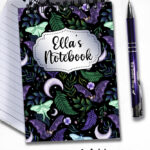 19690 personalised bats gothic a6 notebook 3