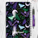 19690 personalised bats gothic notebook 2