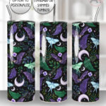 19691 personalised bats gothic tumbler 2