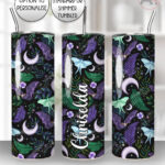 19691 personalised bats gothic tumbler 3