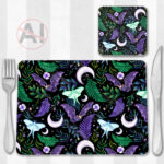 19693 personalised bats gothic placemats 3