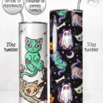 19699 spooky cats gothic halloween tumbler 5
