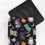 19703 spooky cats gothic halloween coaster 1