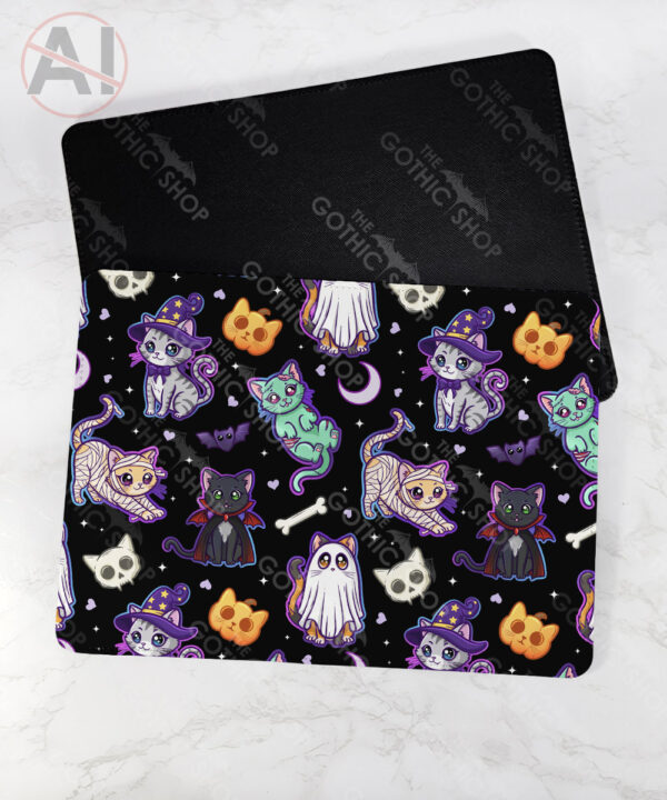 19703 spooky cats gothic halloween placemat 1