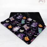 19703 spooky cats gothic halloween placemat 2