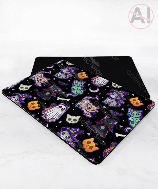 19703 spooky cats gothic halloween placemat 2