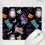19708 spooky cats gothic halloween mousemat 1