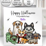 19717 personalised halloween dogs card 2