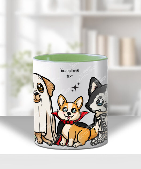 19718 personalised halloween dogs mug 4