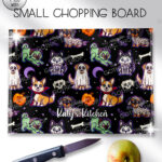 19723 personalised halloween dogs chopping board 1