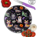 19723 personalised halloween dogs chopping board 3