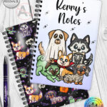 19726 personalised halloween dogs a5 notebook 4