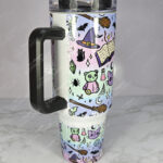 freaky shakes bright large gothic halloween 40oz insulated tumbler with handle (copy)