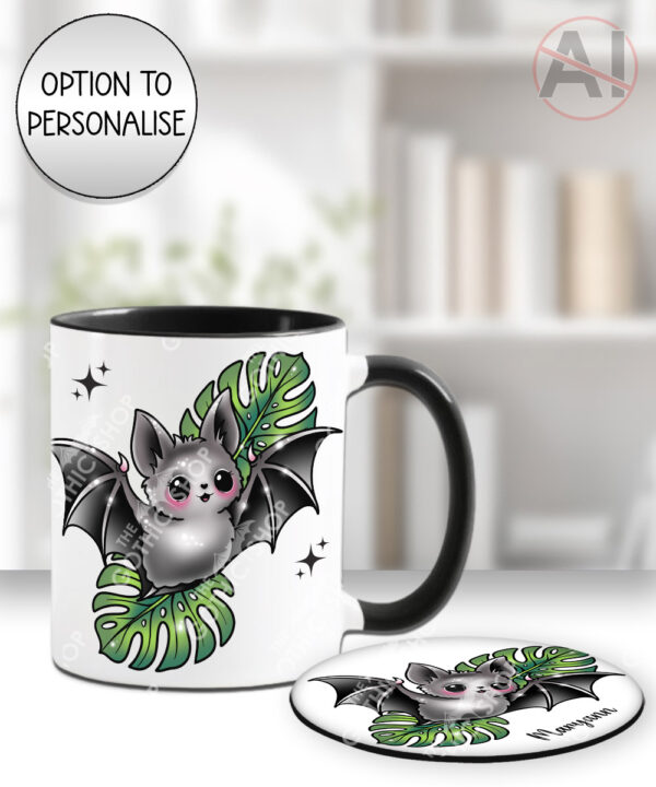 19735 bat monstera gothic mug 5
