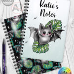 19749 bat monstera gothic notebook 4