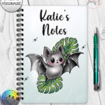19749 bat monstera gothic notebook 5