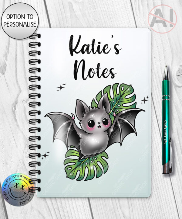 19749 bat monstera gothic notebook 5