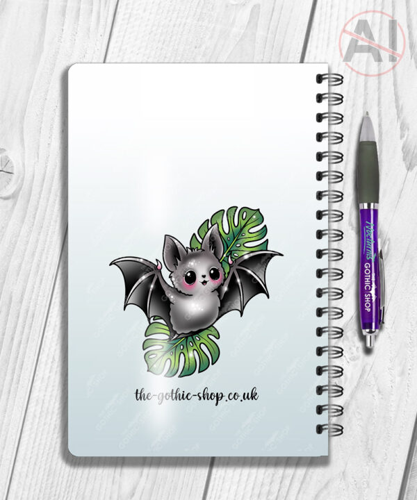 19749 bat monstera gothic notebook 6