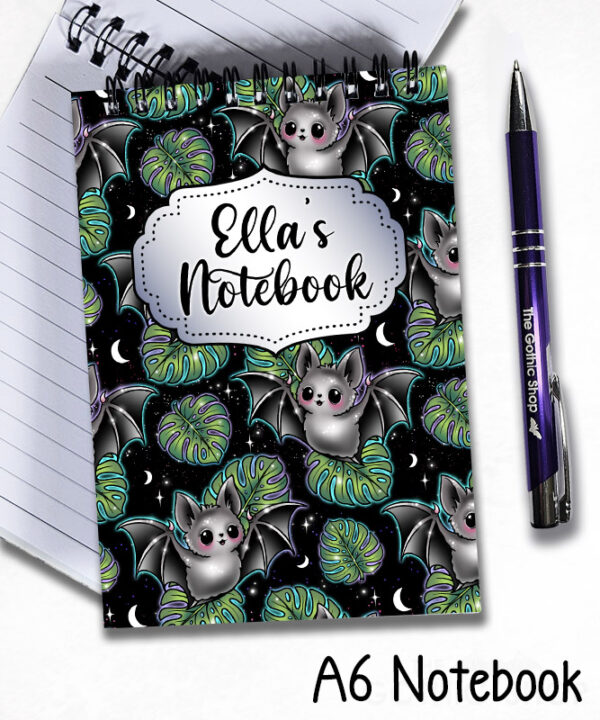 19749 bat monstera gothic notebook 7