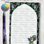 19750 bat monstera gothic a5 notepad 2
