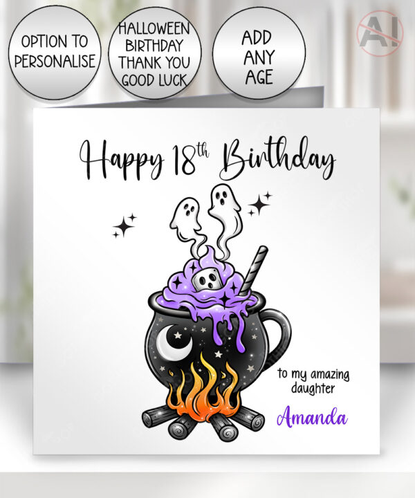 19757 cauldron ghosts birthday card 1