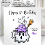 19758 ghost mug birthday card 1