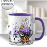 19759 ghost cauldron halloween personalised mug 2