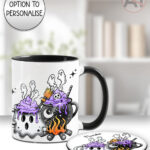 19759 ghost cauldron halloween personalised mug 5