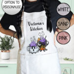 19767 ghost cauldron halloween apron 2