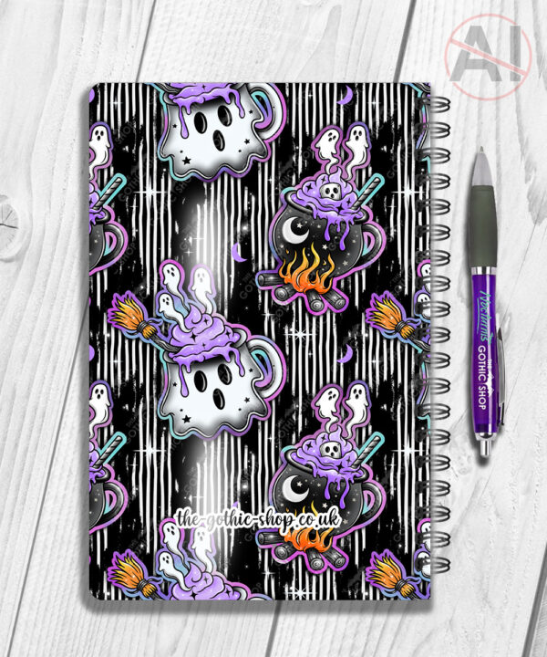 19772 ghost cauldron halloween notebook 3