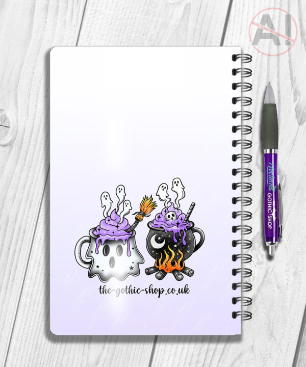 19772 ghost cauldron halloween notebook 5