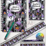 19772 ghost cauldron halloween notebook 7