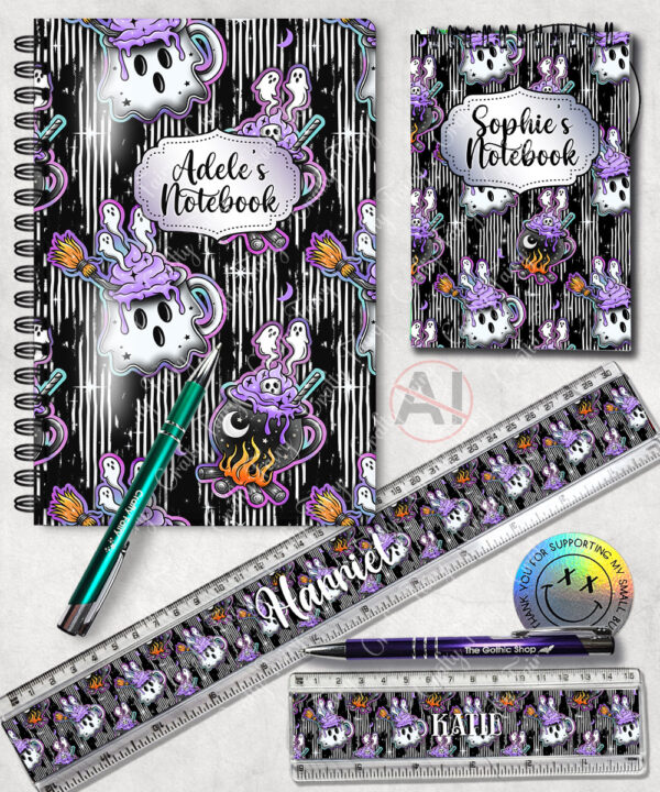 19772 ghost cauldron halloween notebook 7
