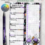 19773 ghost cauldron halloween notepad weekly planner notes