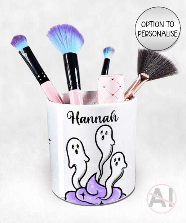 19777 ghost cauldron halloween brush pot 2