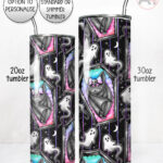 cosybat baby bat sleeping in coffin straight tumbler option to personalise