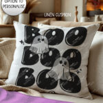 19793 boo ghosts halloween cushion 2