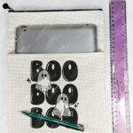 19795 boo ghosts halloween tablet bag