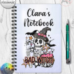 19800 bad witch vibes gothic halloween notebook 1