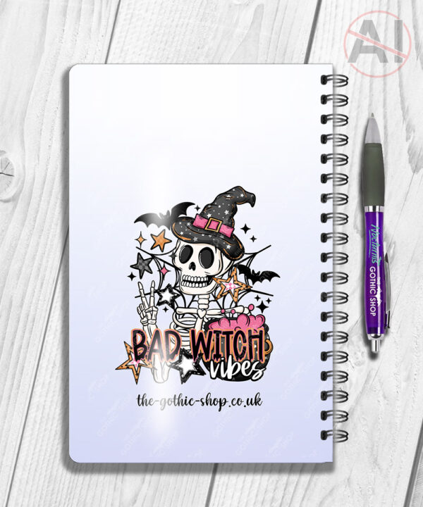 19800 bad witch vibes gothic halloween notebook 2