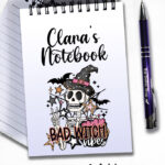 19800 bad witch vibes gothic halloween notebook 3