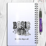 19809 basic witch gothic witchy a5 notebook 2