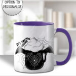 it's frickin' coffee witchy halloween mug and/or coaster optional to personalise