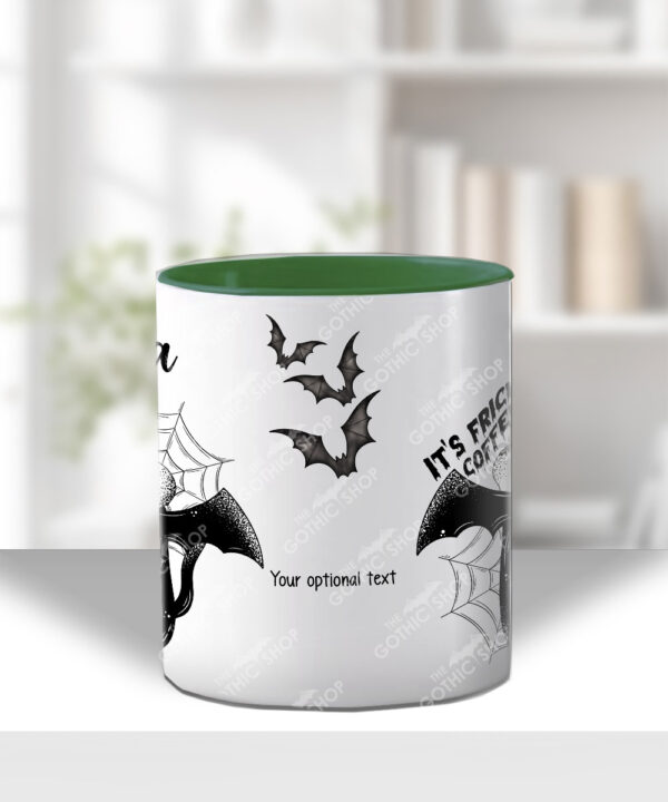 it's frickin' coffee witchy halloween mug and/or coaster optional to personalise