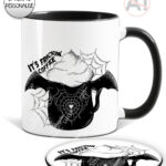 it's frickin' coffee witchy halloween mug and/or coaster optional to personalise
