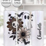 19830 ghost flowers personalised tumbler 1